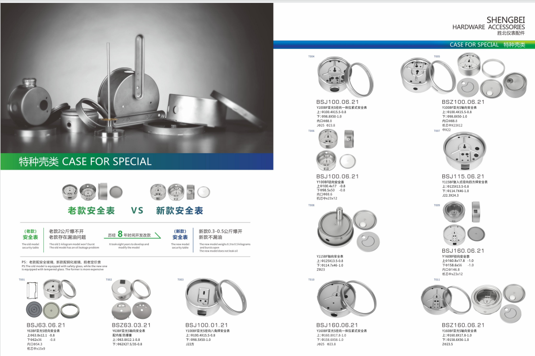 Explosion -Proof Pressure Gauge Case