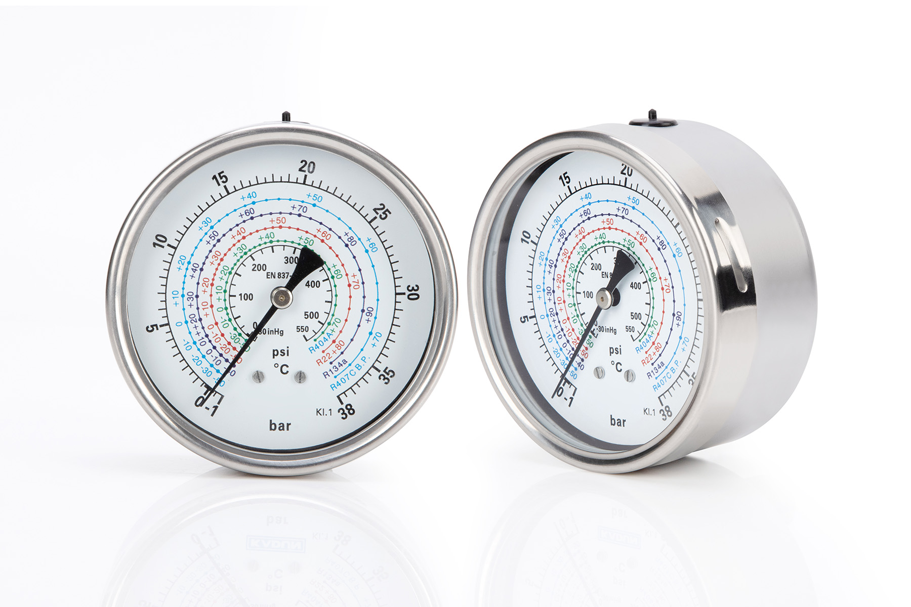 Refrigerant pressure gauge