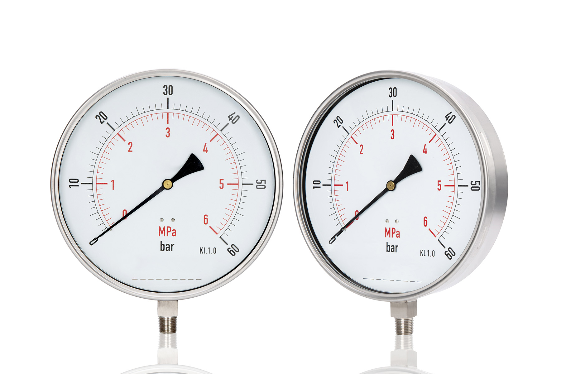 All stainless steel pressure gauge